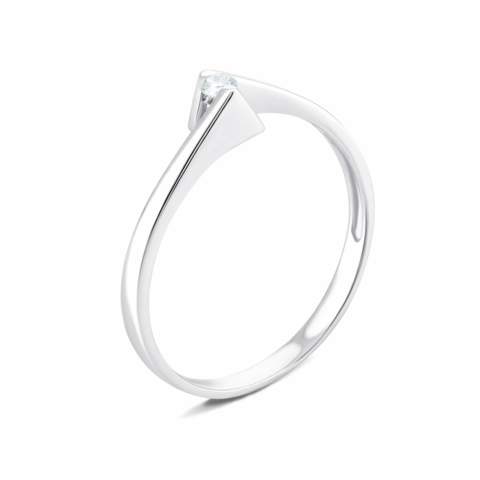 Золотое кольцо с бриллиантом. Артикул UG5КДz7381/1