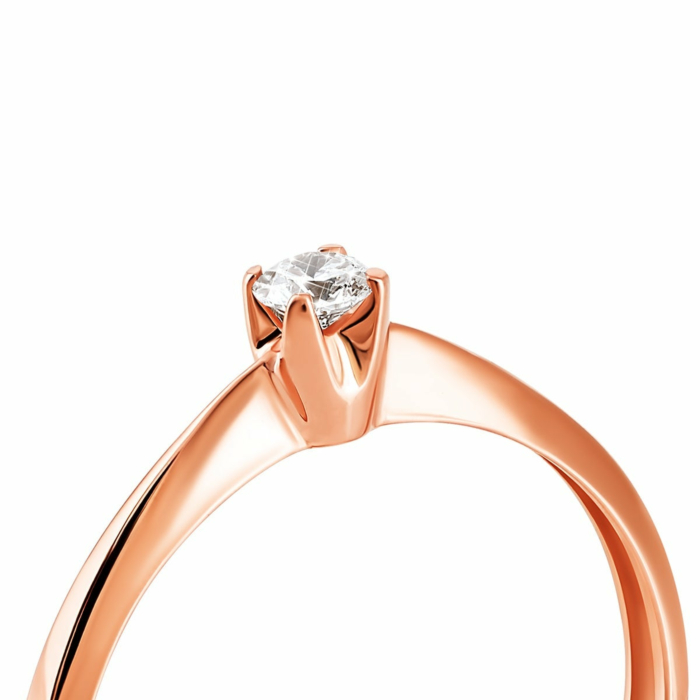 Золота каблучка з діамантом. Артикул UG5КДz7493