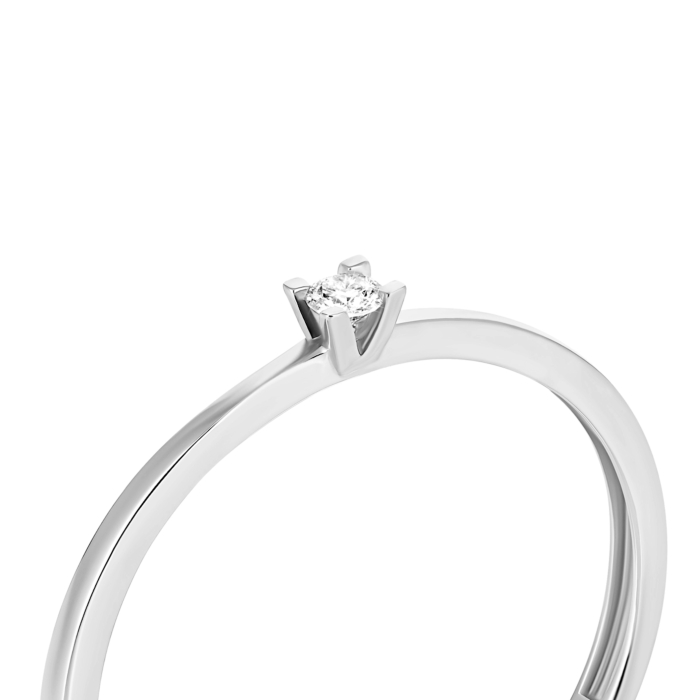 Золотое кольцо с бриллиантом. Артикул UG5КДz7298/1