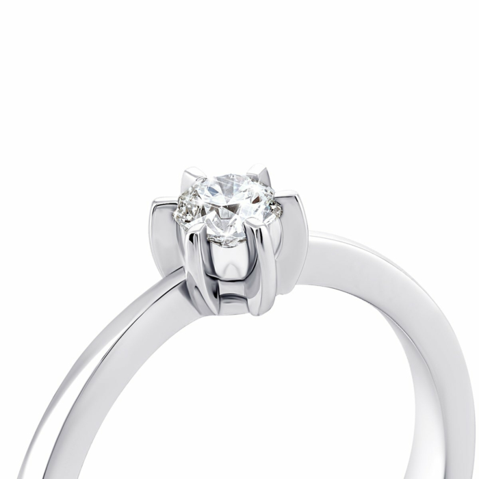 Золотое кольцо с бриллиантом. Артикул UG5КДz7517/1_0.22