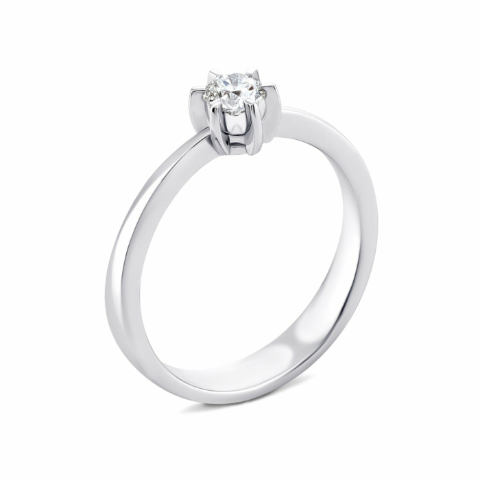 Золотое кольцо с бриллиантом. Артикул UG5КДz7517/1_0.22