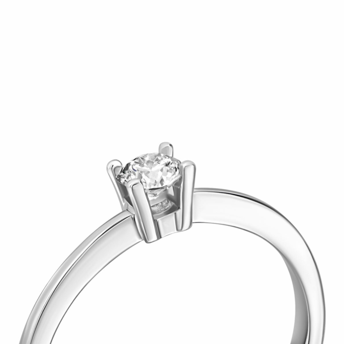 Золота каблучка з діамантом. Артикул UG5КВ1376.00100Бн