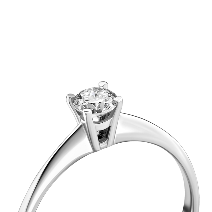 Золота каблучка з діамантом.Артикул UG5КВ689.00100Бн