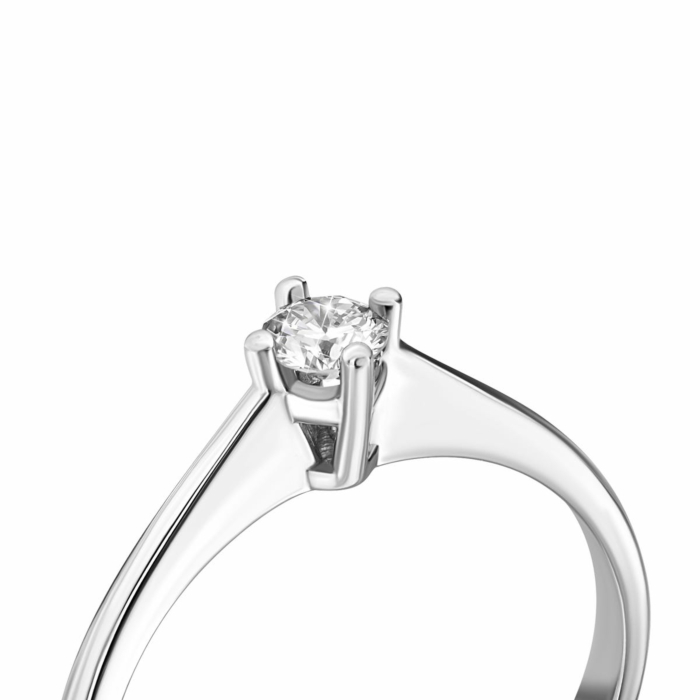 Золота каблучка з діамантом. Артикул UG5КВ690.00100Бн