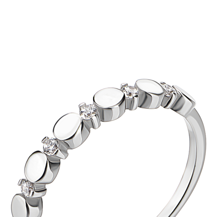 Золота каблучка з фіанітами. Артикул UG51/101/024/1