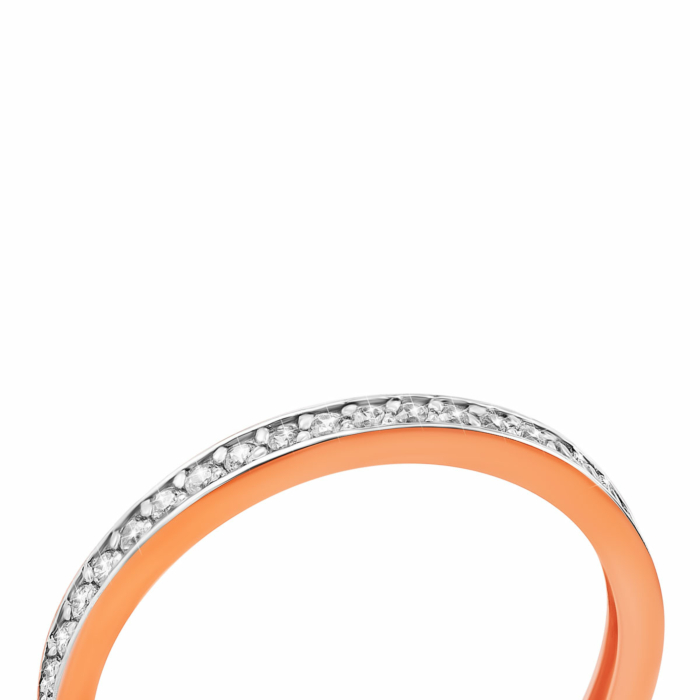 Золотое кольцо с фианитами.Артикул UG511/0046/01/01/01