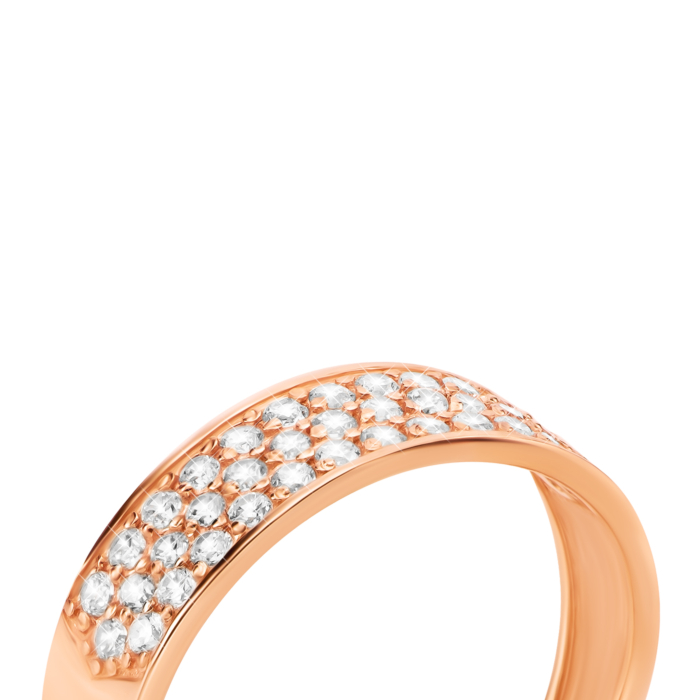 Золотое кольцо с фианитами.Артикул UG511/0159/00/01/01