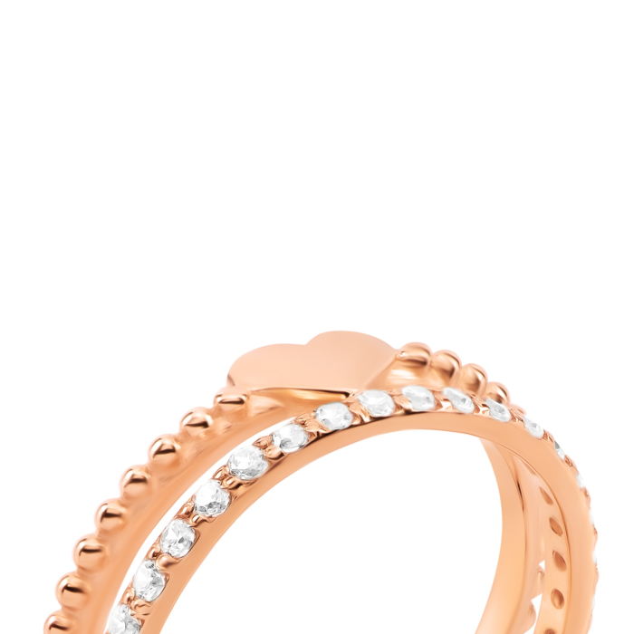 Золотое кольцо с фианитами.Артикул UG511/0181/00/01/01