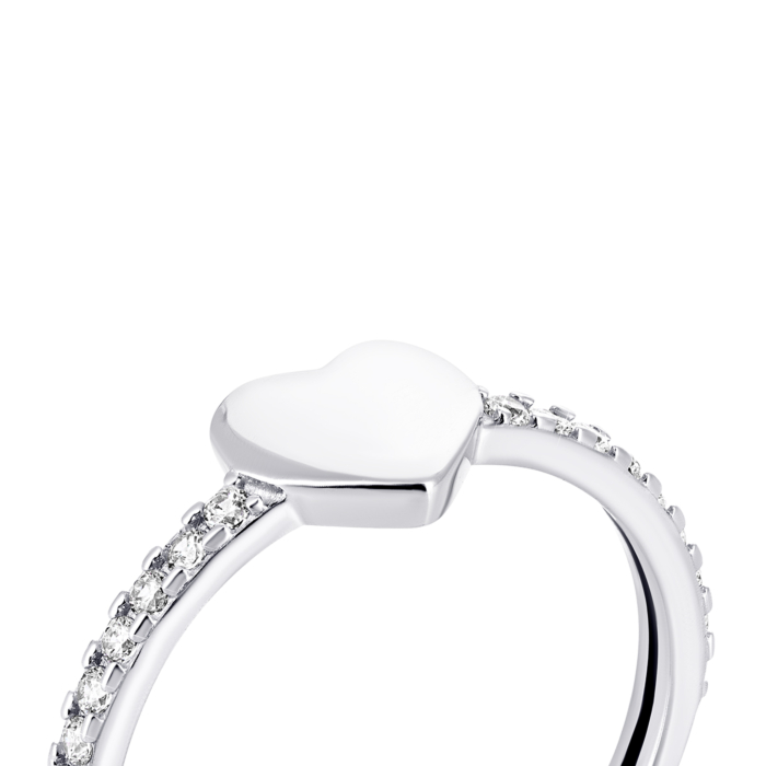 Золотое кольцо с фианитами. Артикул UG511001/1