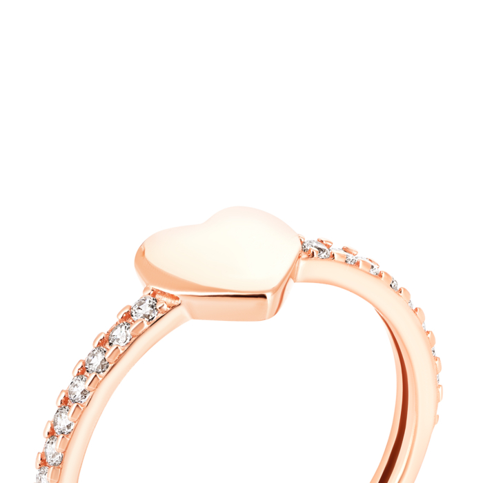 Золотое кольцо с фианитами. Артикул UG511001