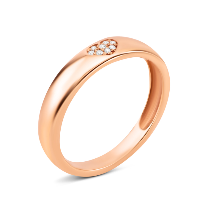 Золота каблучка з фіанітами.Артикул UG5110042/01/00/0064
