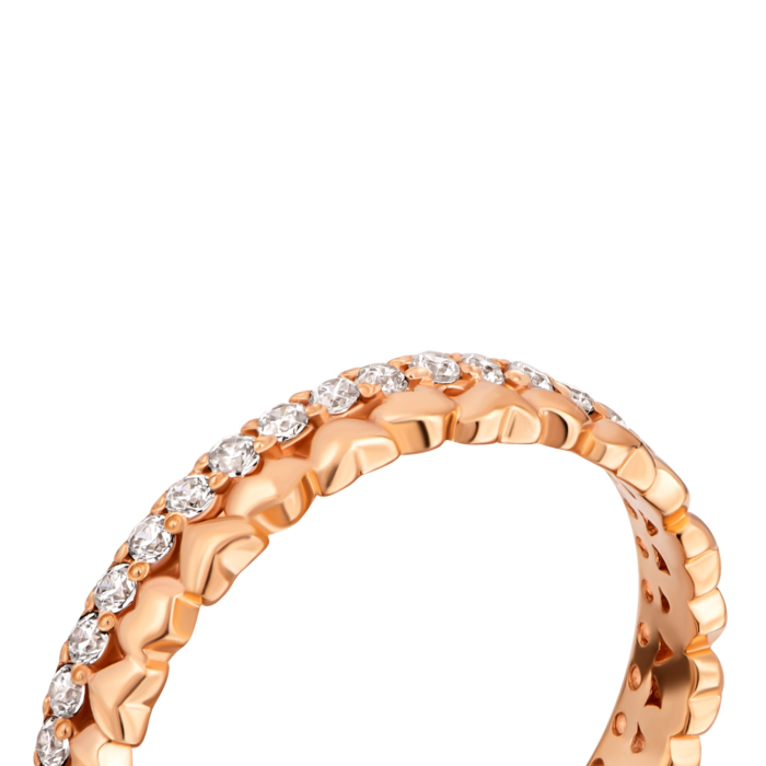 Золотое кольцо с фианитами.Артикул UG5110070/01/00/0101