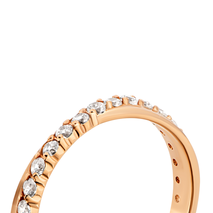 Золота каблучка з фіанітами.Артикул UG5110074/01/00/0104