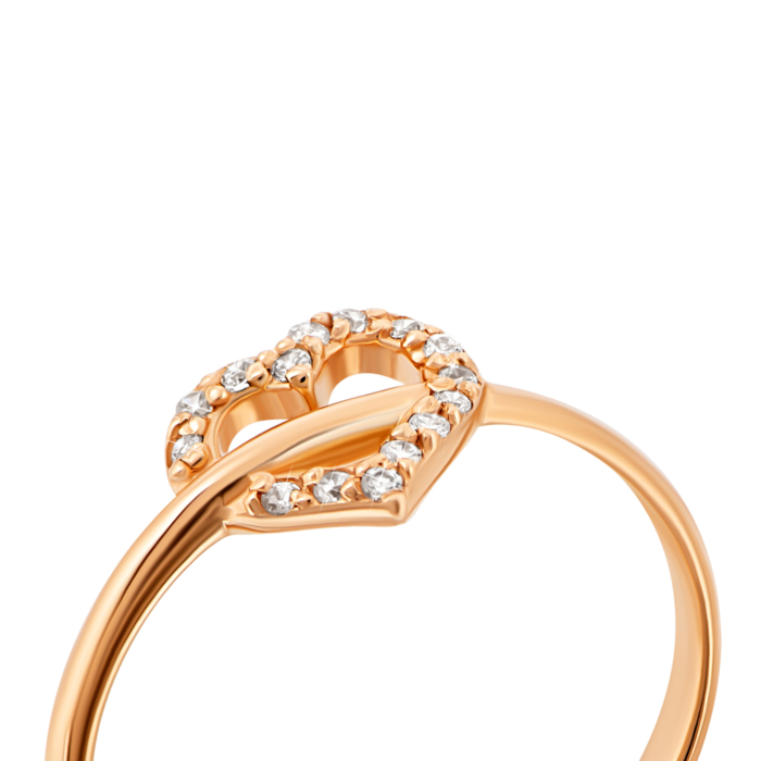 Золотое кольцо с фианитами.Артикул UG5110075/01/00/0105