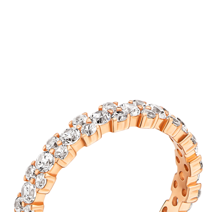 Золота каблучка з фіанітами.Артикул UG51111013101