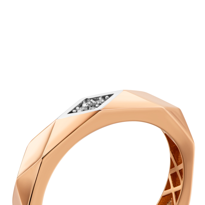 Золотое кольцо с фианитами.Артикул UG51111014704