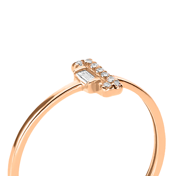 Золота каблучка з фіанітами.Артикул UG51111020701