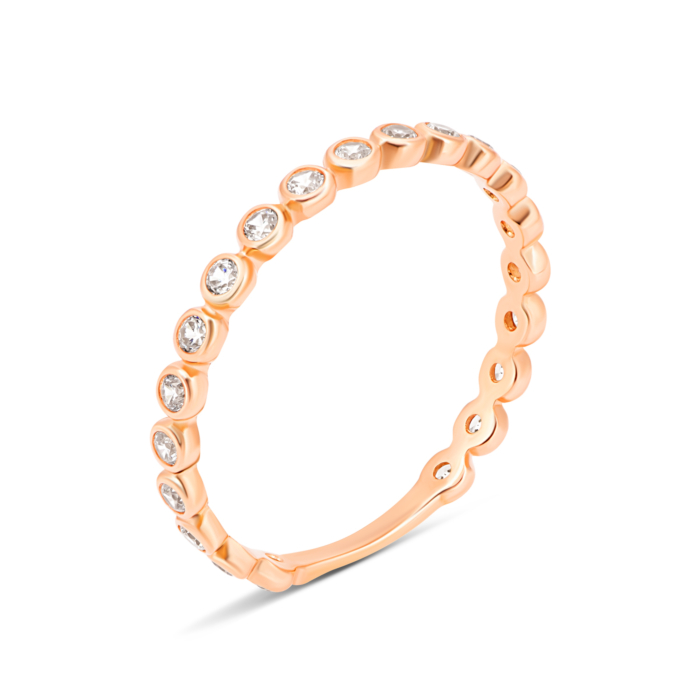 Золотое кольцо с фианитами.Артикул UG51111031101