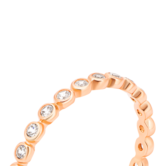 Золотое кольцо с фианитами.Артикул UG51111031101