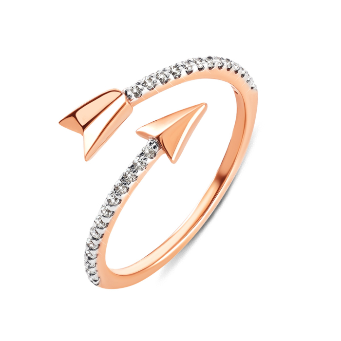 Золотое кольцо с фианитами. Артикул UG5700086-Рр