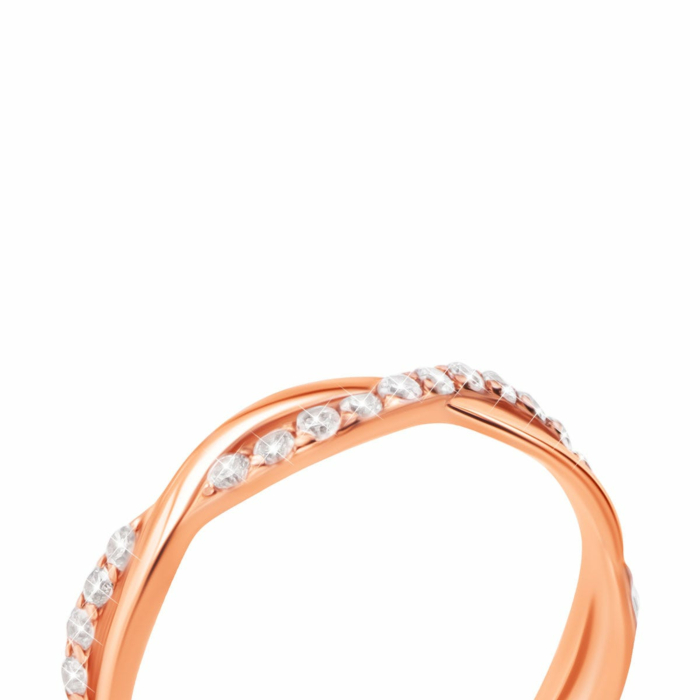 Золота каблучка з фіанітами.Артикул UG511/0192/00/01/01