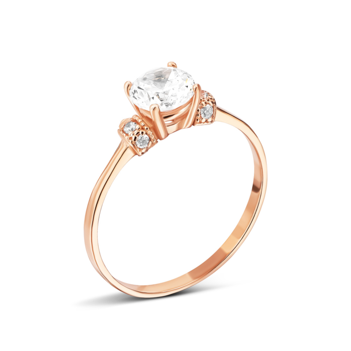 Золотое кольцо с фианитами.Артикул UG51111017901