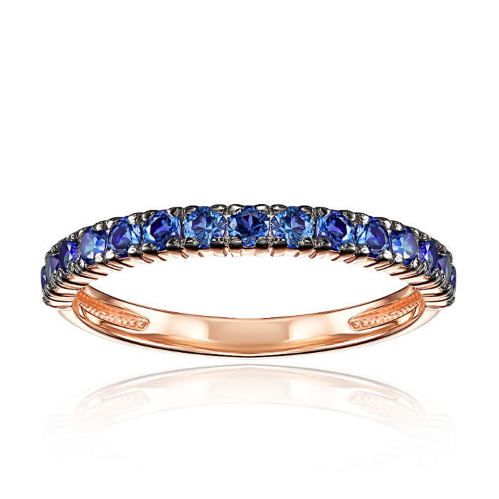 Золотое кольцо с фианитами. Артикул 13346/01/1/1521