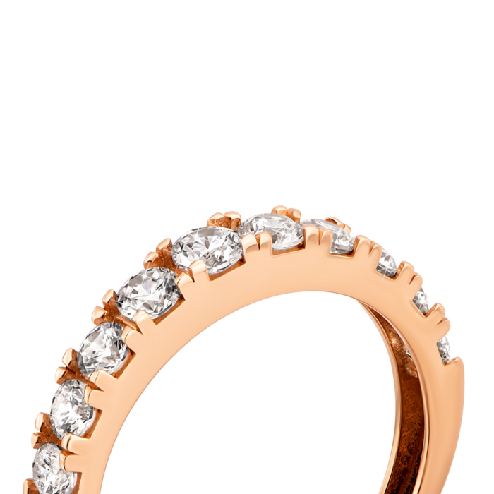 Золотое кольцо с фианитами.Артикул UG5IYZK554