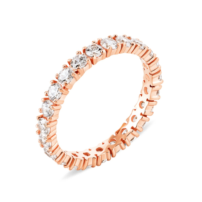 Золота каблучка з фіанітами. Артикул UG5к015