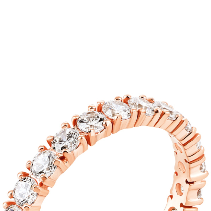 Золота каблучка з фіанітами. Артикул UG5к015