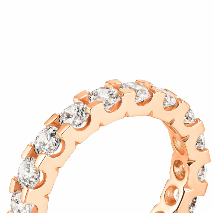 Золотое кольцо с фианитом Royal Zirconia.Артикул UG5КД4238 Royal