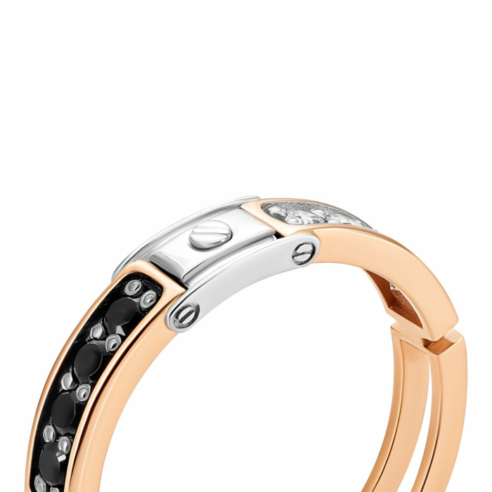 Золотое кольцо с фианитами. Артикул UG5КП 002