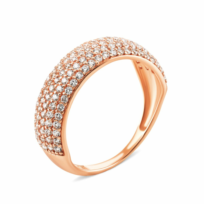 Золотое кольцо с фианитами. Артикул UG5КВ444и