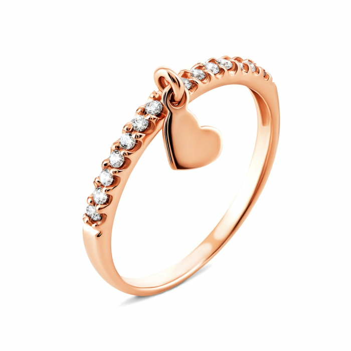 Золотое кольцо с фианитами. Артикул UG5КВ933.3и