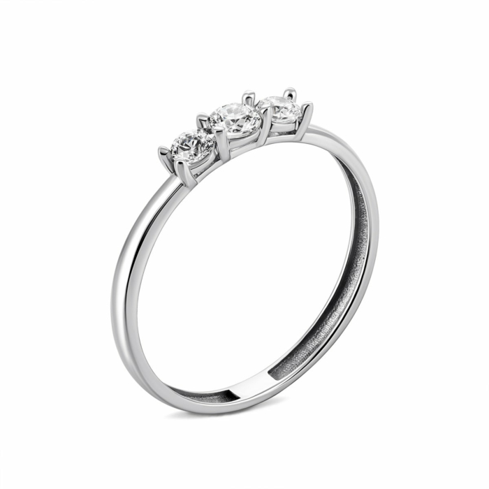 Золотое кольцо с фианитами S. Артикул UG5КД4286/1 Sw