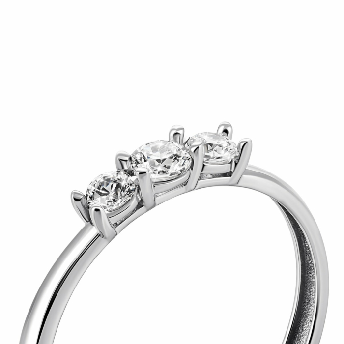 Золотое кольцо с фианитами S. Артикул UG5КД4286/1 Sw