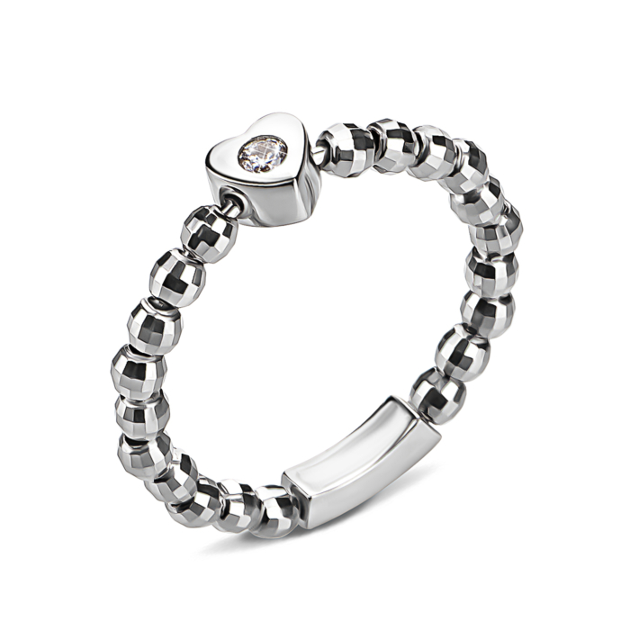 Золотое кольцо с фианитом. Артикул UG51/101/013/1