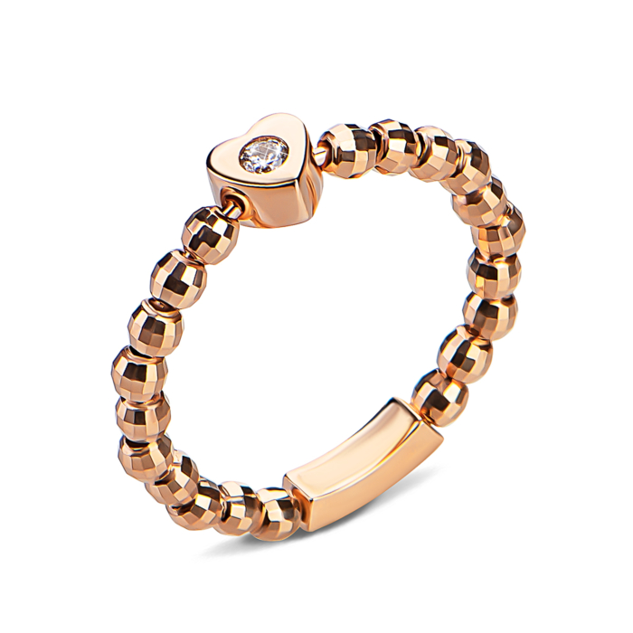 Золотое кольцо с фианитом. Артикул UG51/101/013