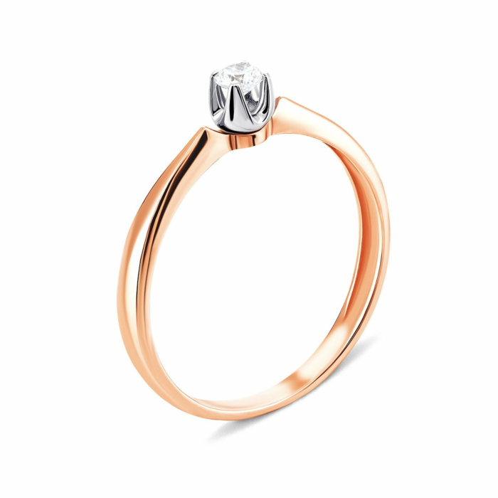 Золотое кольцо с фианитом. Артикул UG5700030