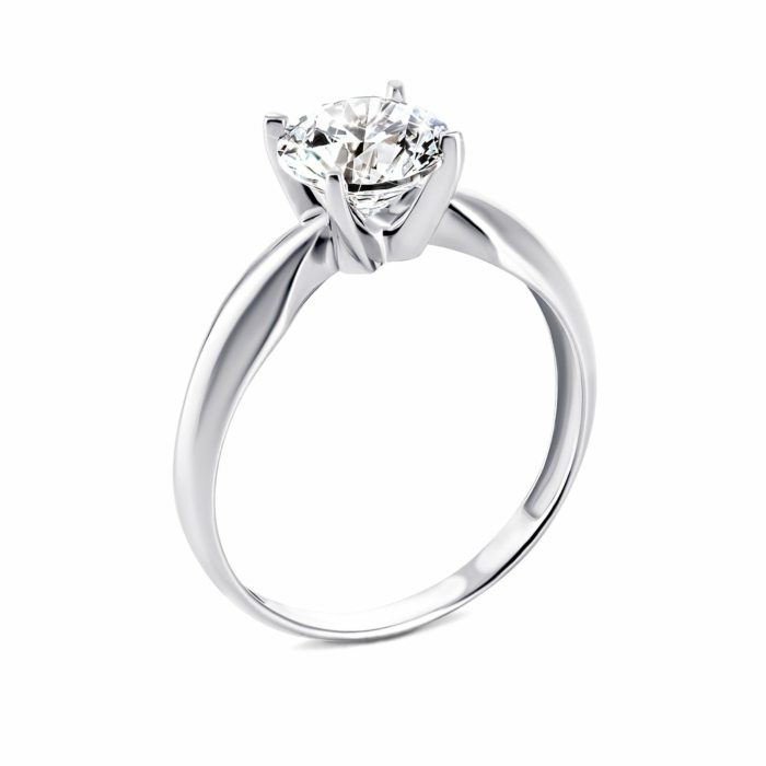 Золотое кольцо с фианитом Royal Zirconia.Артикул UG5КД4117/1 Royal