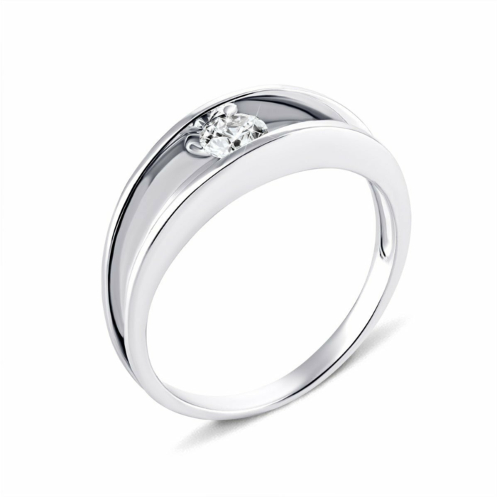 Золотое кольцо с фианитом Royal Zirconia.Артикул UG5Д4214/1 Royal