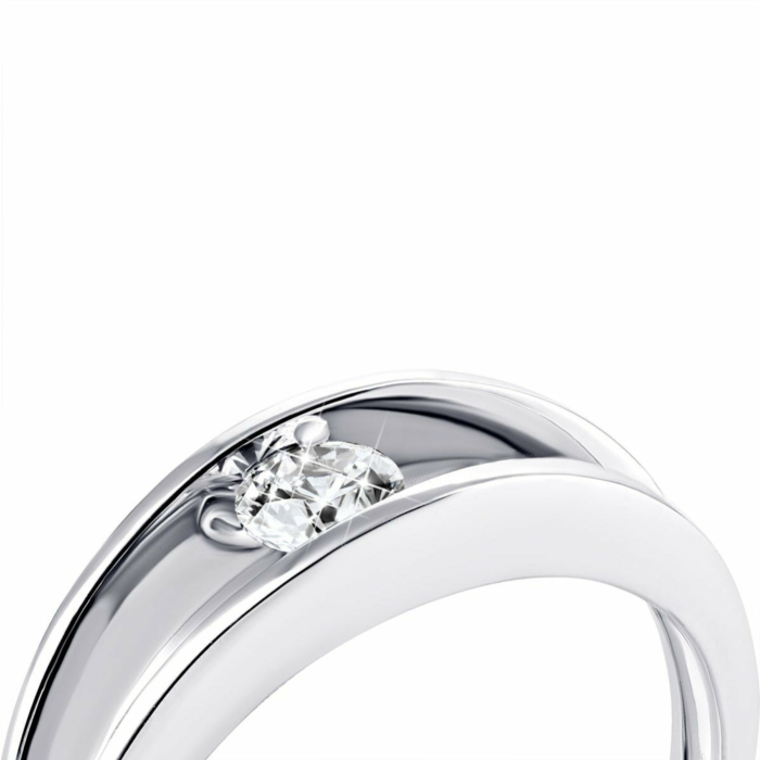 Золотое кольцо с фианитом Royal Zirconia.Артикул UG5Д4214/1 Royal