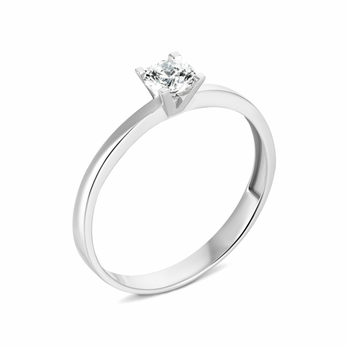 Золотое кольцо с фианитом S.Артикул UG5КД4218/1 Royal