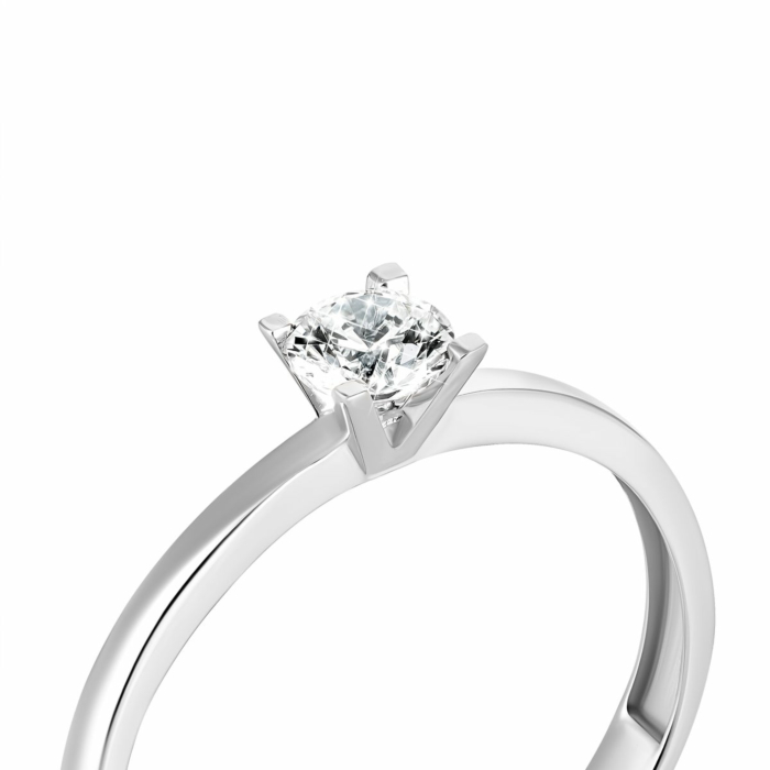 Золотое кольцо с фианитом S.Артикул UG5КД4218/1 Royal