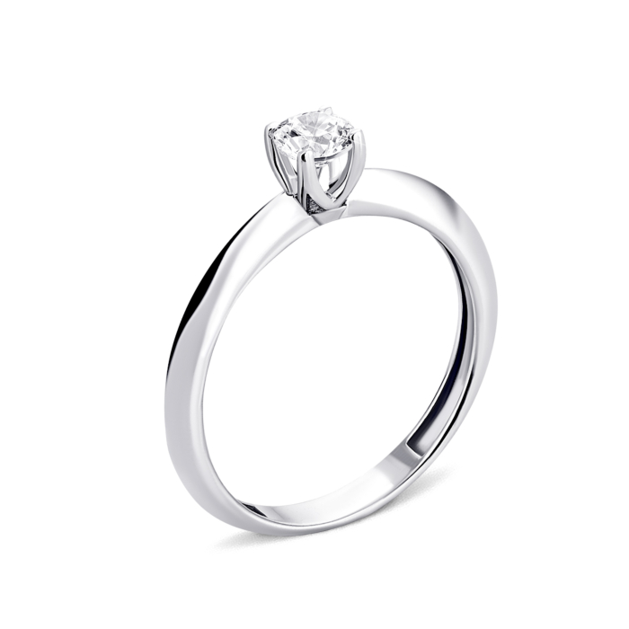 Золотое кольцо с фианитом S Zirconia. Артикул UG5КД4208/1 Sw