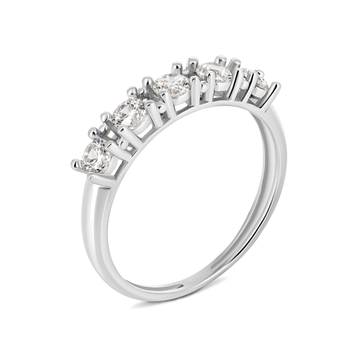 Золотое кольцо с фианитом S Zirconia. Артикул UG5КД4251/1 Sw