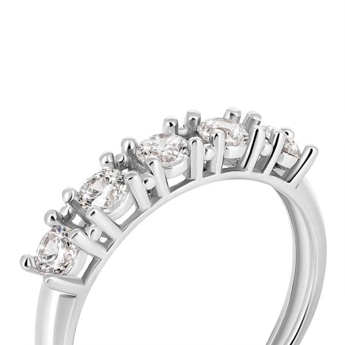 Золотое кольцо с фианитом S Zirconia. Артикул UG5КД4251/1 Sw
