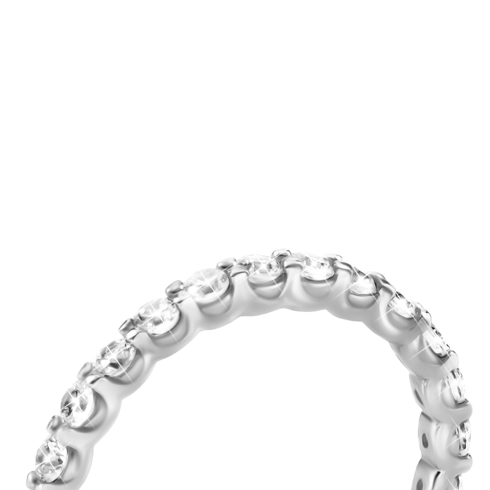 Золотое кольцо с фианитами. Артикул UG511/0015/02/01/02