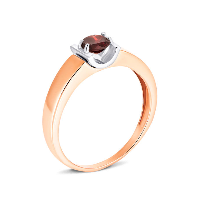 Золотое кольцо с гранатом. Артикул UG550183/гр с