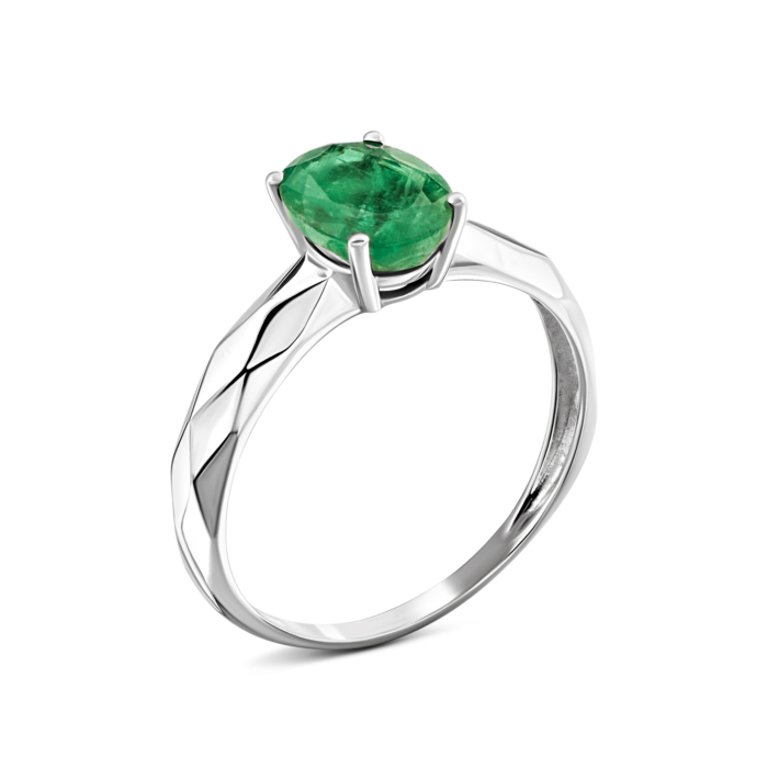 Золота каблучка зі смарагдом.Артикул UG511880/1EMD